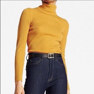 XS Uniqlo Ribbed Turtleneck